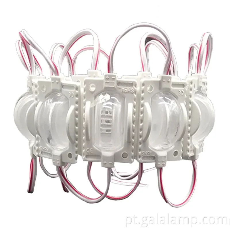 Módulo de fonte de luz lateral de caixa de luz LED ao ar livre com moldagem por injeção